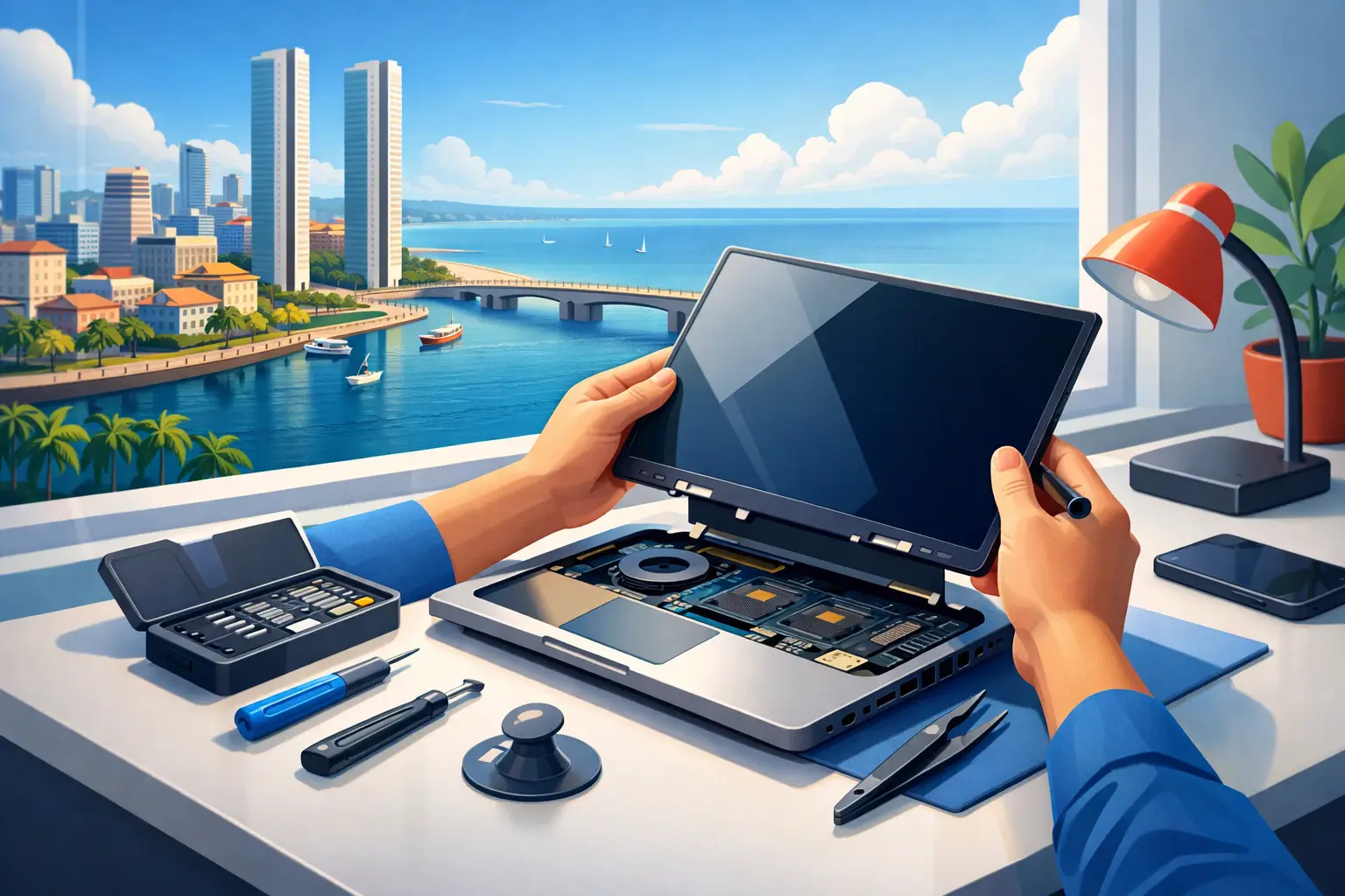 Troca de tela notebook Recife: vale a pena?